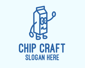 Happy Milk Carton logo design