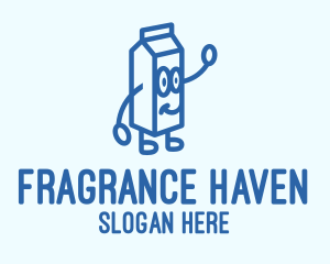 Happy Milk Carton logo design