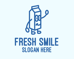 Happy Milk Carton logo design