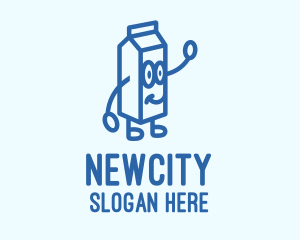 Happy Milk Carton logo design