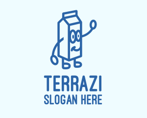 Happy Milk Carton logo design