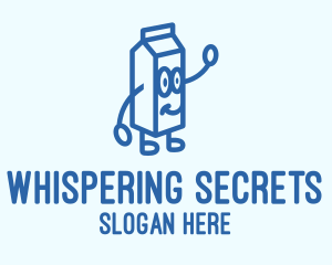 Happy Milk Carton logo design