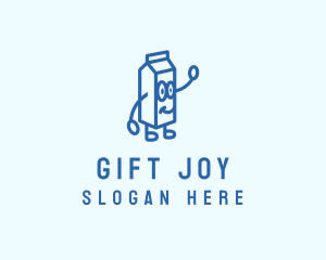 Happy Milk Carton logo design