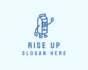 Happy Milk Carton logo design