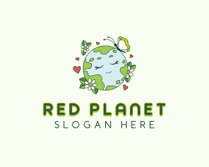 Globe Environmental Planet logo design