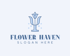 Flower Counseling Therapy logo design