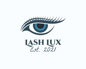Mascara - Blue Eye Lashes logo design