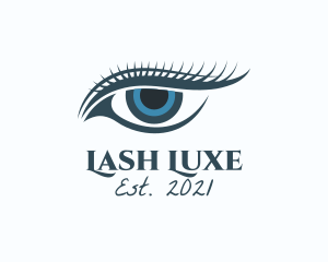 Lash - Blue Eye Lashes logo design