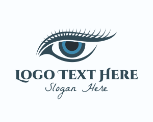 Blue Eye Lashes  Logo