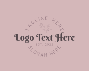 Smell - Feminine Whimsical Wordmark logo design