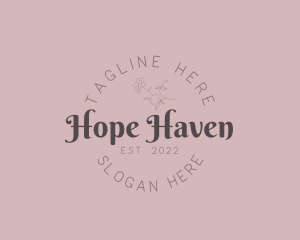 Feminine Whimsical Wordmark Logo