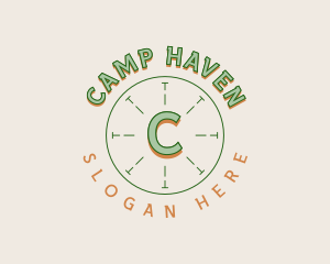 Minimalist Camping Business logo design