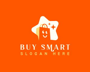 Purchase - Shopping Bag Star logo design