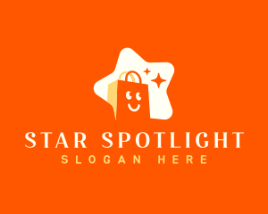 Shopping Bag Star logo design