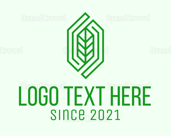 Green Leaf Herb Logo