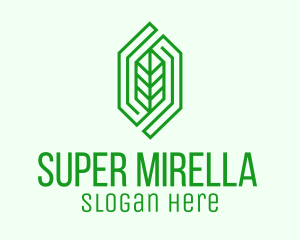Green Leaf Herb  Logo