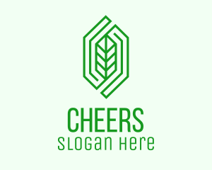 Green Leaf Herb  Logo
