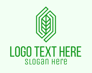 Green Leaf Herb  Logo