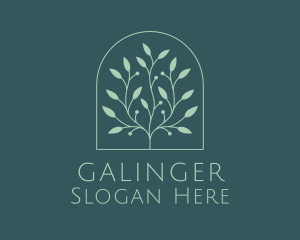 Nature Garden Plant Logo