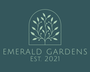 Nature Garden Plant logo design