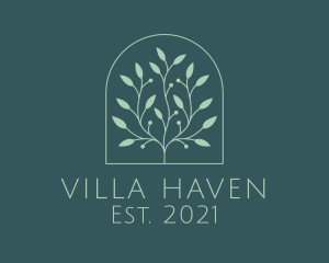 Villa - Nature Garden Plant logo design