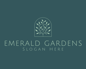 Nature Garden Plant logo design