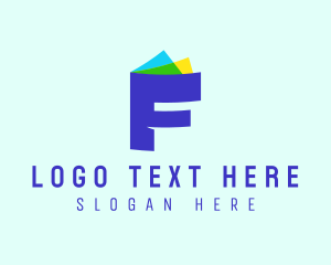 App - Accounting Firm Letter F logo design