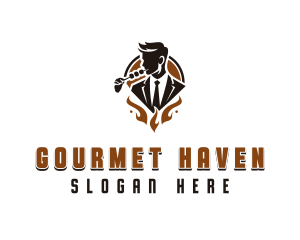 Asian Gourmet Skewers logo design