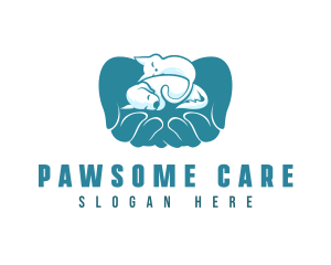 Vet - Hand Pet Vet logo design