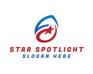 American Patriotic Star  logo design