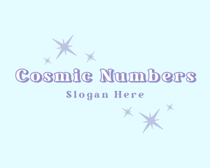 Cosmic Stardust Sparkle logo design