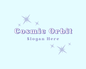 Cosmic Stardust Sparkle logo design