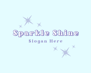 Cosmic Stardust Sparkle logo design