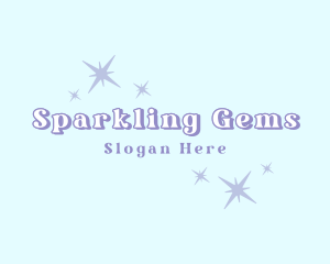 Cosmic Stardust Sparkle logo design