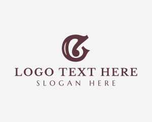 Letter E - Stylish Calligraphy Business logo design