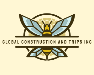 Organic - Bumblebee Wasp Insect logo design