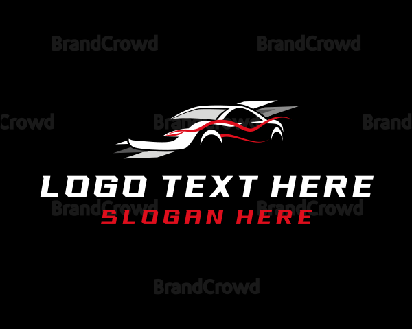 Auto Sports Car Racing Logo