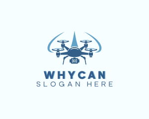 Rotorcraft - Drone Camera Videography logo design