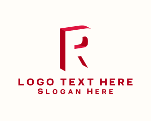 Studio - Web Blog Media Letter R logo design