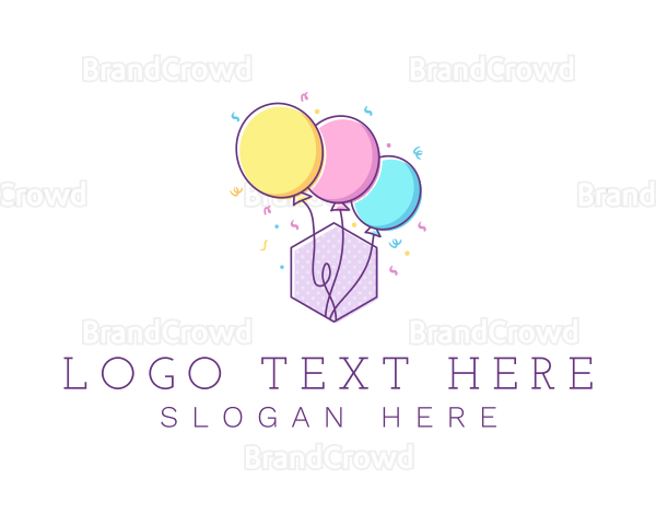 Event Party Balloon Logo