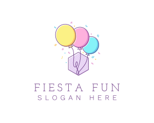 Party - Event Party Balloon logo design