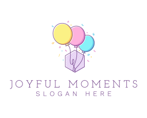 Celebrate - Event Party Balloon logo design