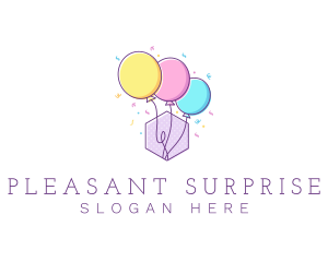 Surprise - Event Party Balloon logo design