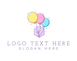 Toddlers - Event Party Balloon logo design