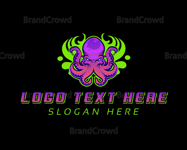 Octopus Kraken Gaming Logo