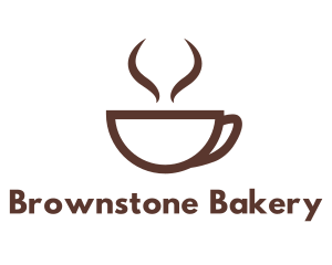 Brown Cup Coffee logo design