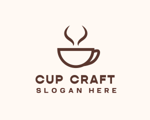 Brown Cup Coffee logo design