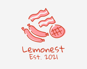 Pork - Pork Bacon Sausage logo design