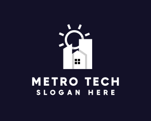 Metro - Sun Urban City Housing logo design