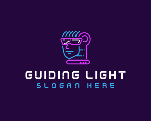 Neon VR Tech logo design